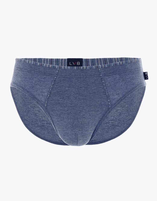 Lovable Slip Rephined Cotton Modal, blu melange Qualità