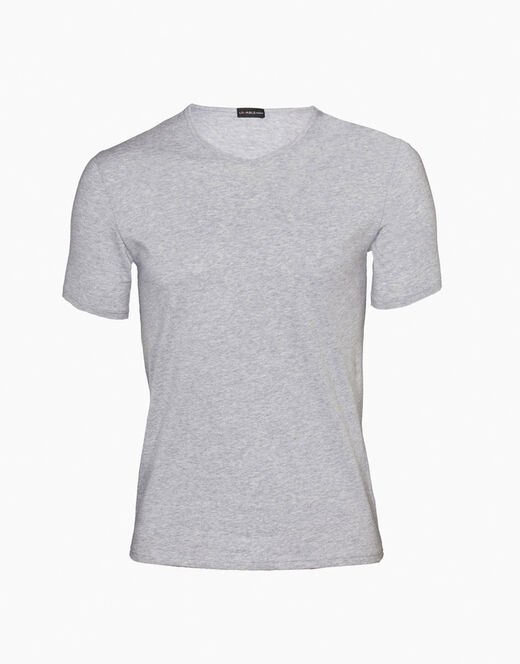 Lovable T-shirt 100% cotone Pure Cotton con scollo a V, grigio melange Promozione