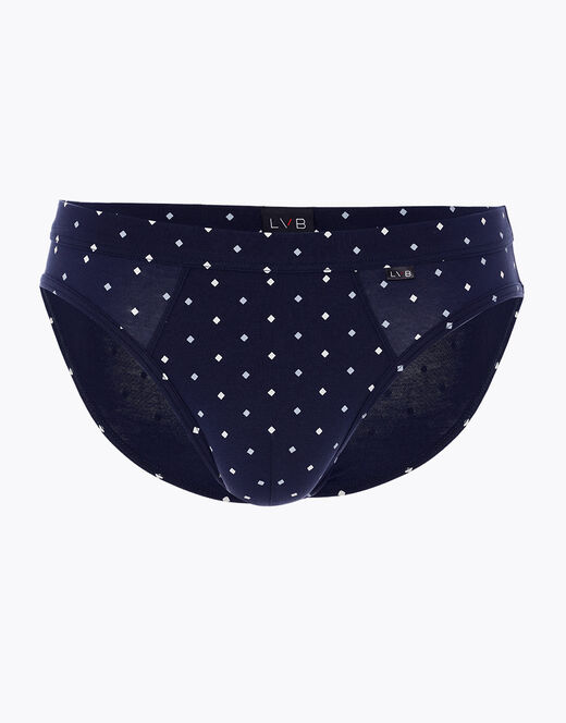 Lovable Slip Classic Cotton Modal, blu navy con stampa geometrica Acquista Ora