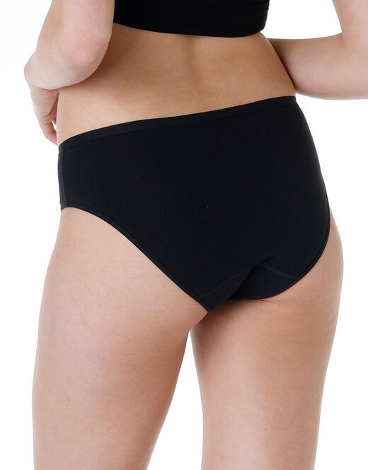 Lovable Slip assorbente lavabile in cotone elasticizzato, nero Sconto