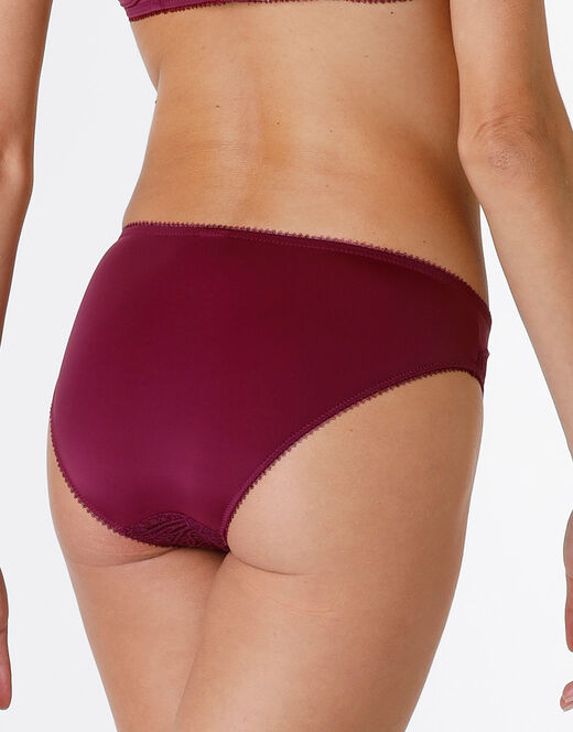 Lovable Slip Exquisite Lace in pizzo e microfibra, bordeaux Negozio