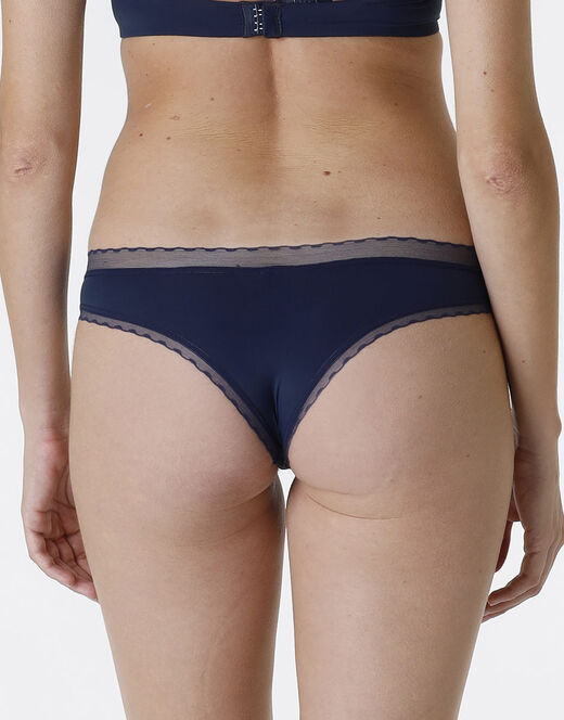Lovable Brasiliano My Daily Comfort in microfibra, blu scuro In Linea