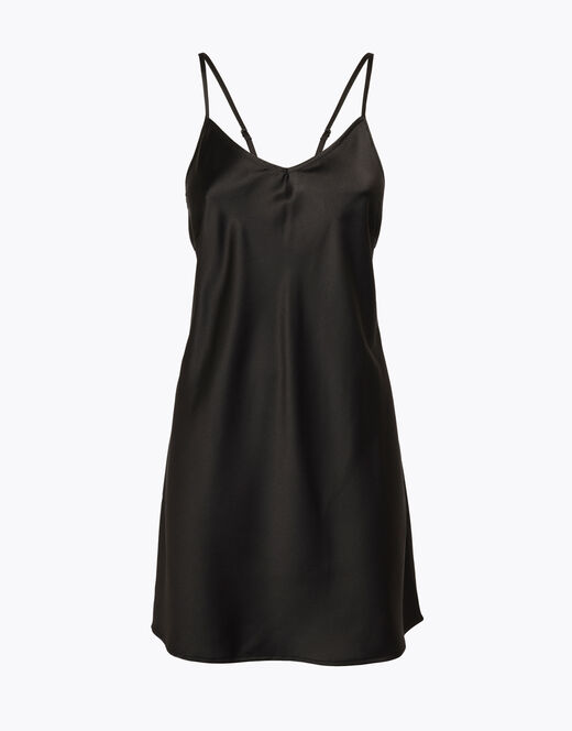 Lovable Sottoveste in satin, nero  Promozione Limitata