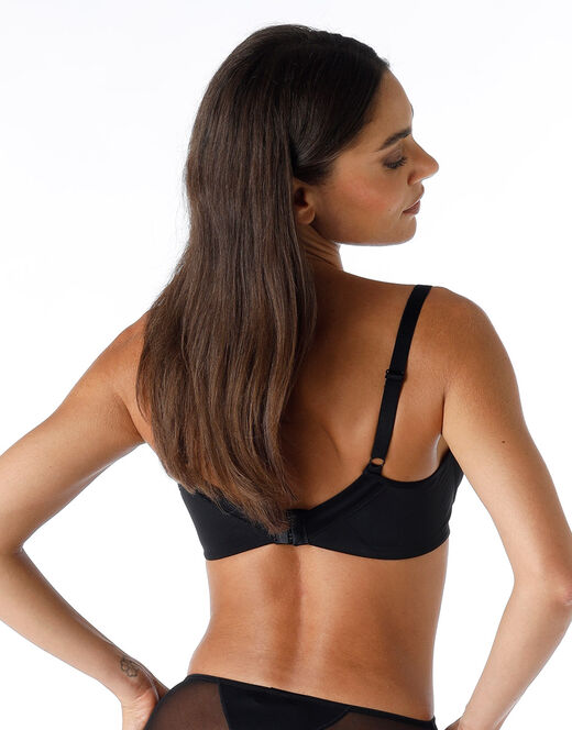 Lovable Reggiseno senza ferretto Modern Shaping in microfibra, nero Affare Del Giorno