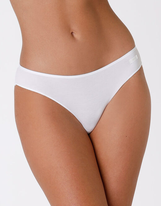 Lovable Slip Invisible Cotton bianco in cotone. Massima invisibilità Presa