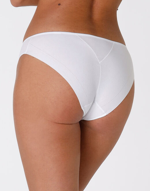Lovable Slip Invisible Cotton bianco in cotone. Massima invisibilità Presa
