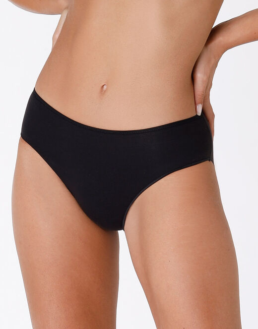 Lovable Slip midi Invisible Cotton nero in cotone. Massima invisibilità Hotsell