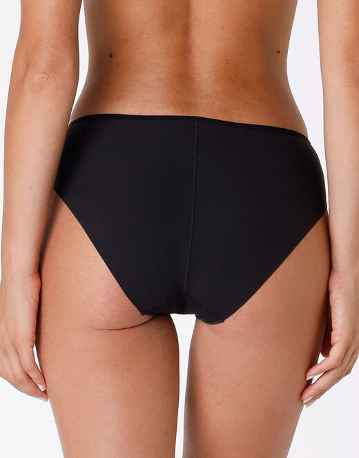 Lovable Slip midi Invisible Cotton nero in cotone. Massima invisibilità Hotsell