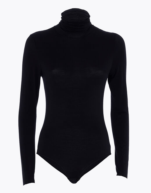 Lovable Body a collo alto e manica lunga in modal, nero Moda