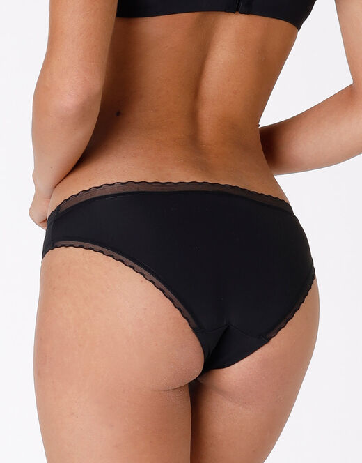 Lovable Slip My Daily Comfort nero in microfibra Negozi Online