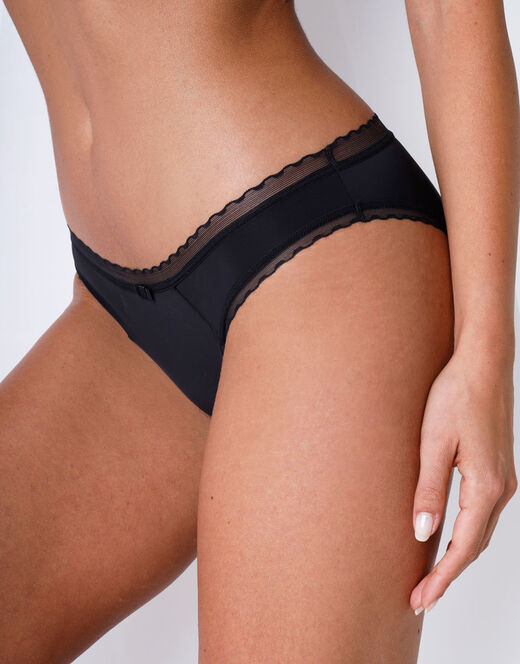 Lovable Slip My Daily Comfort nero in microfibra Negozi Online