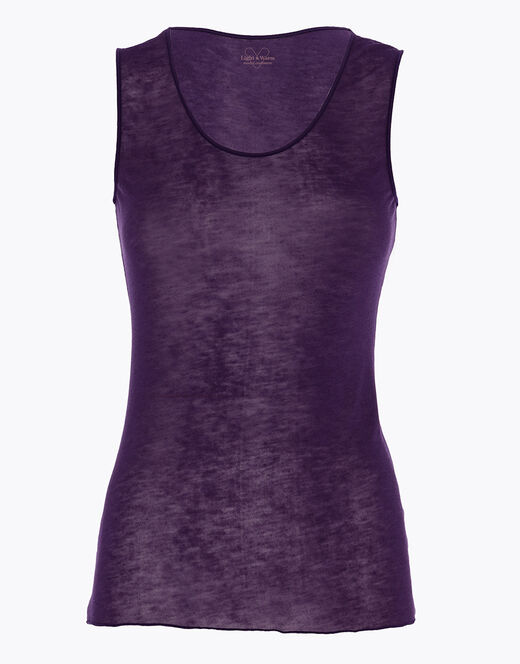 Lovable Canotta liscia Donna Light & Warm Modal misto Cashmere, tornado scuro 2025