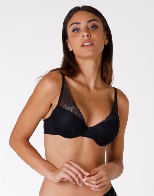 Lovable Reggiseno ferretto leggermente imbottito Sensual Touch Exclusive, nero Nuovo