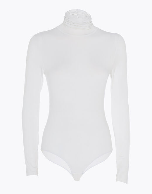 Lovable Body a collo alto e manica lunga in modal, bianco Black Friday