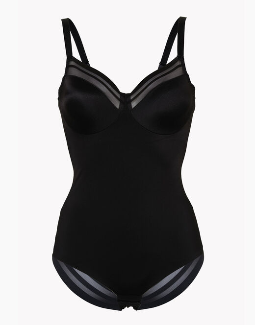 Lovable Body ferretto Shaping New Fit in microfibra Alto sostegno e invisibilità, nero Promozione