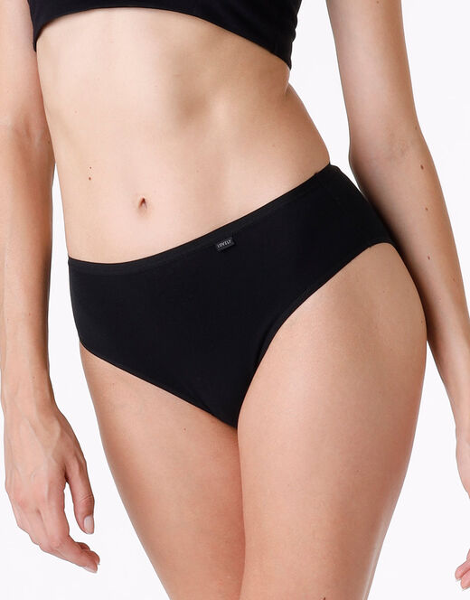 Lovable Slip midi lovely in cotone modal, nero Ultimi tre giorni