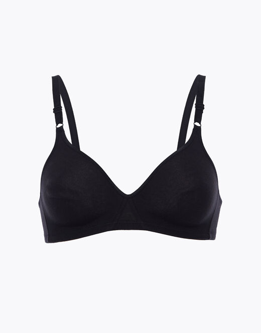 Lovable Reggiseno senza ferretto Cotton Line in cotone, nero 2025
