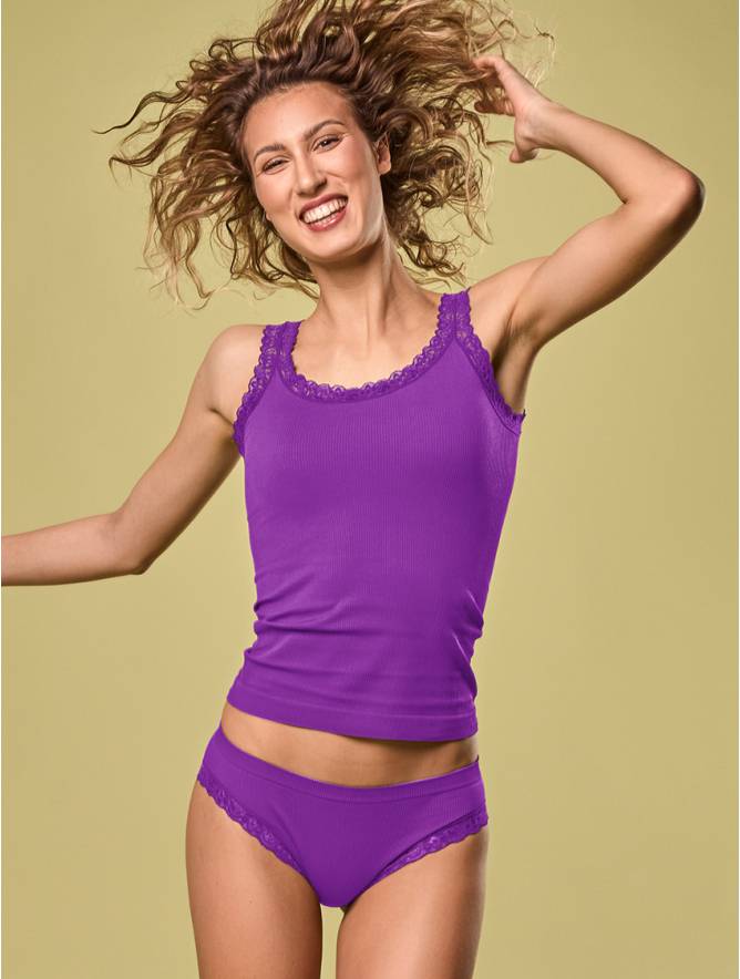 Luigi di Focenza SLIP DONNA PIZZO IRIS Vendita Calda