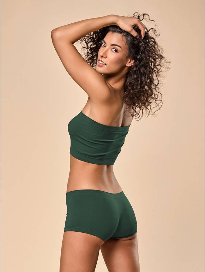 Luigi di Focenza SHORTY DONNA CLASSIC VERDE SCURO Acquista Ora