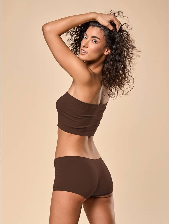 Luigi di Focenza SHORTY DONNA CLASSIC CIOCCOLATO Offerte