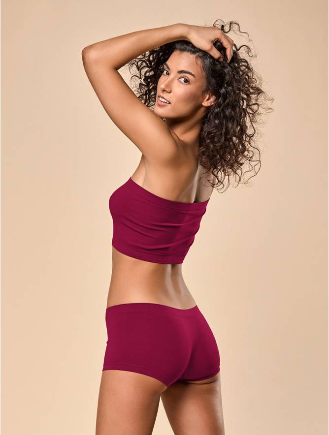 Luigi di Focenza SHORTY DONNA CLASSIC BORDO' Vendita Calda
