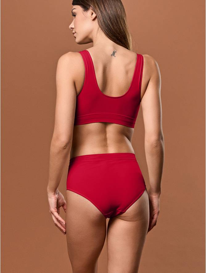 Luigi di Focenza SLIP DONNA MIDI ROSSO Promozione