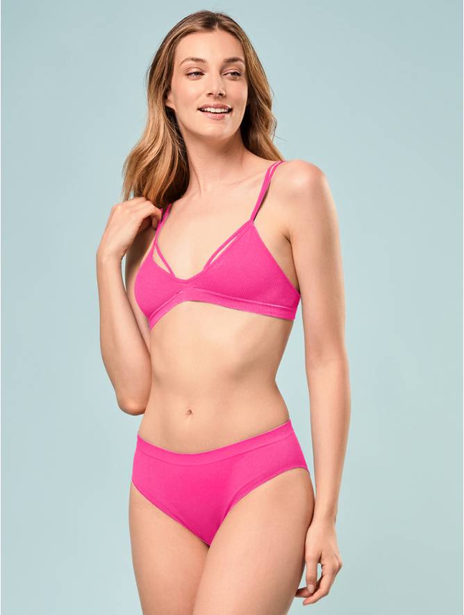 Luigi di Focenza SLIP DONNA V. ALTA COSTINA RIB BUBBLE FLUO' Hotsell