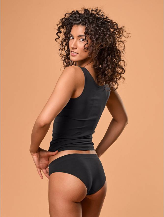 Luigi di Focenza SLIP DONNA VITA ALTA NERO Duty-free