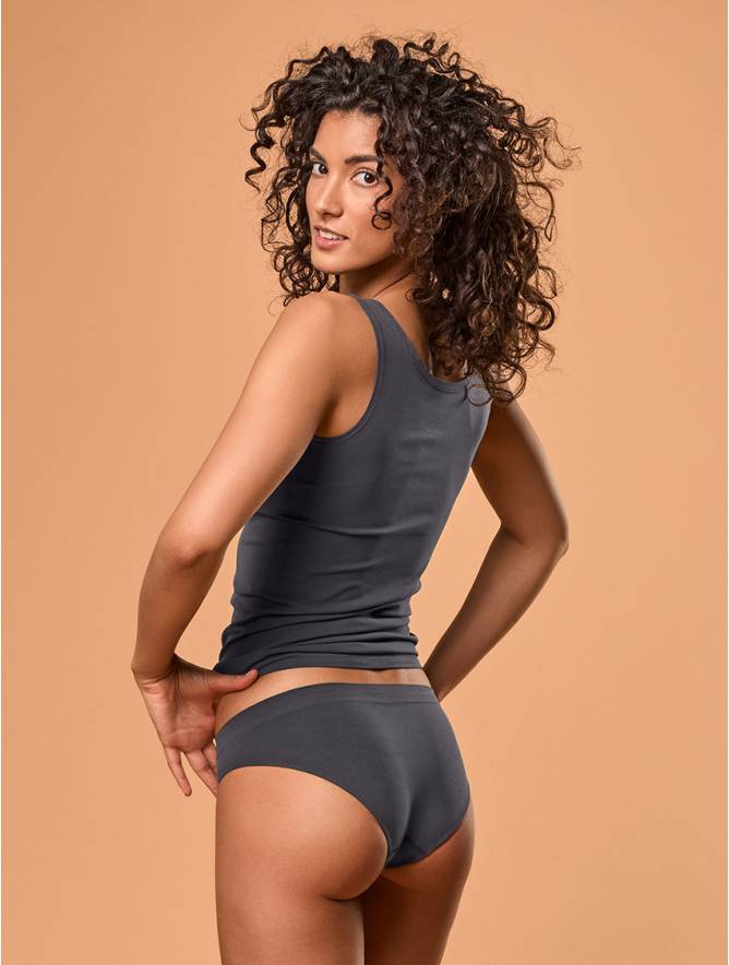 Luigi di Focenza SLIP DONNA VITA ALTA ANTRACITE Fino Al -60%