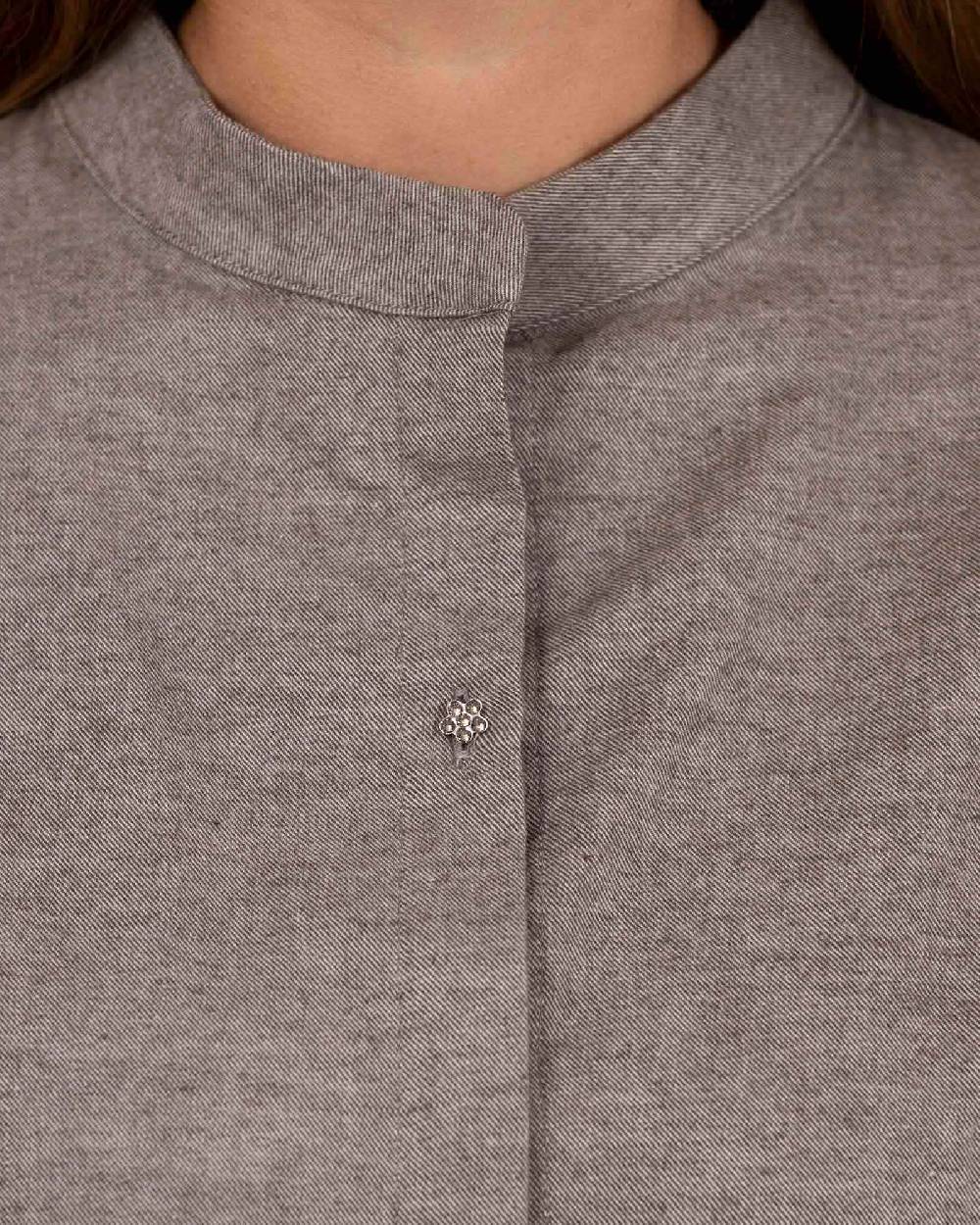 Rialto 48 CAMICIA CON BOTTONE SWAROVSKI Negozio