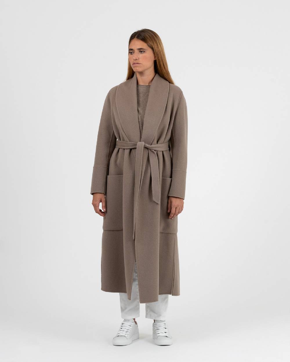 Rialto 48 CAPPOTTO LUNGO CON CINTURA Consegna Veloce