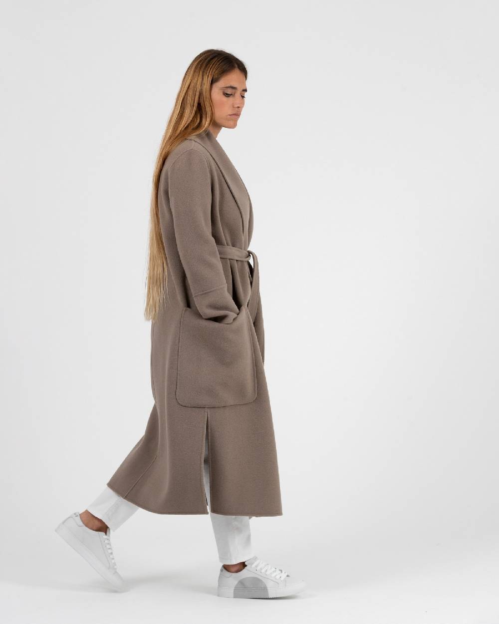 Rialto 48 CAPPOTTO LUNGO CON CINTURA Consegna Veloce