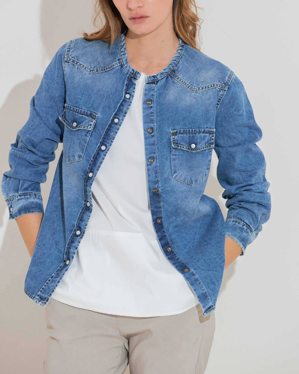 Rialto 48 CAMICIA IN JEANS Affare Del Giorno