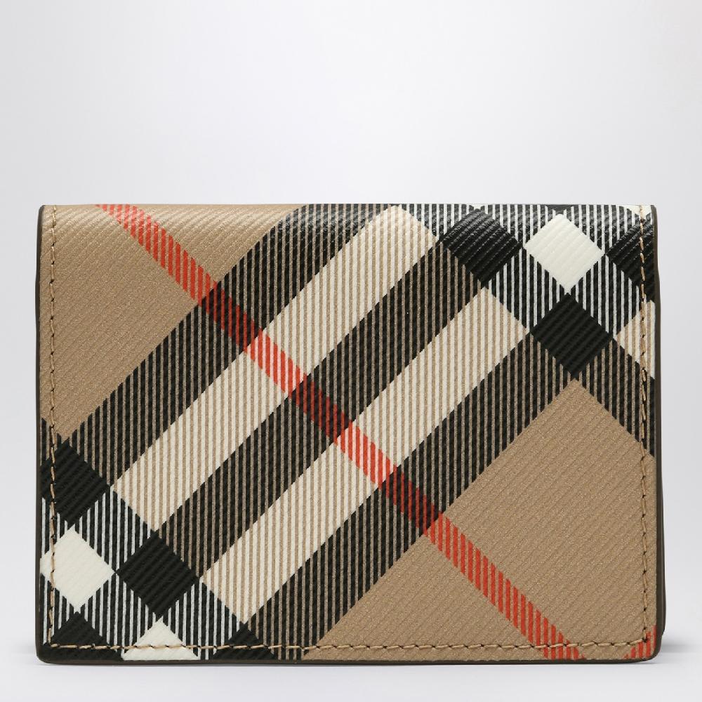 Burberry Portacarte e porta biglietti da visita Check Sand Online