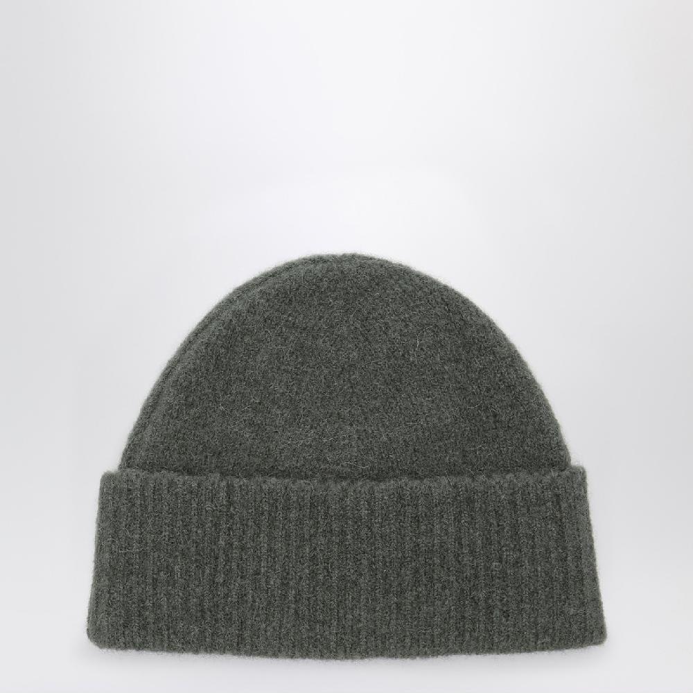 Ami Paris Cappello Ami De Coeur grigio chiaro in alpaca Offerte