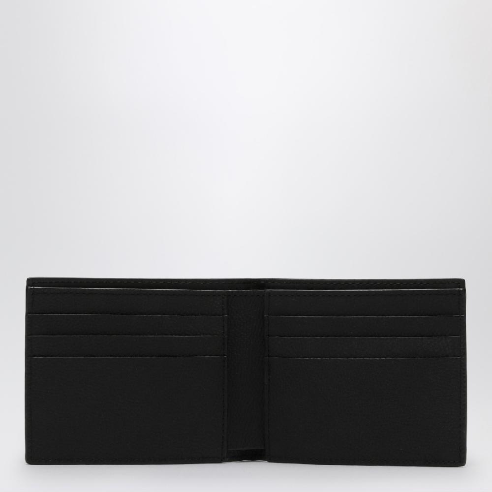 Off-Whiteu2122 Portafoglio bi-fold basketball nero in pelle Saldi Di Fabbrica