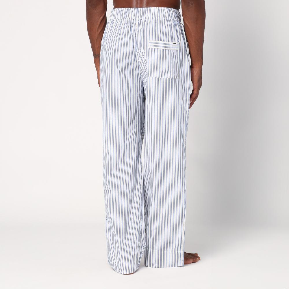 Tekla Pantalone pigiama bianco a righe Moda