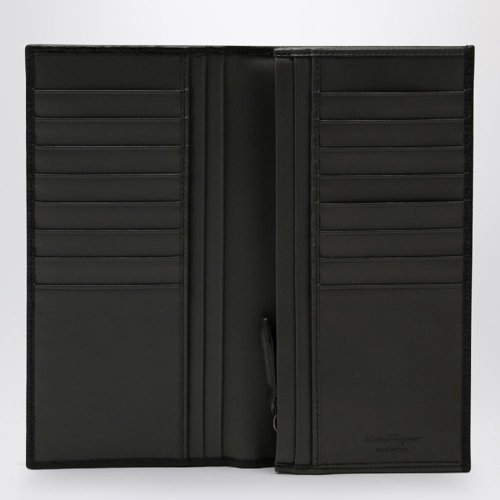Ferragamo Portafoglio organizer Gancini nero/rosso Consegna Veloce