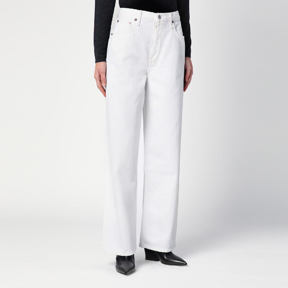 AGOLDE Jeans Low Slung Baggy 30.5 bianco Saldi Di Fabbrica