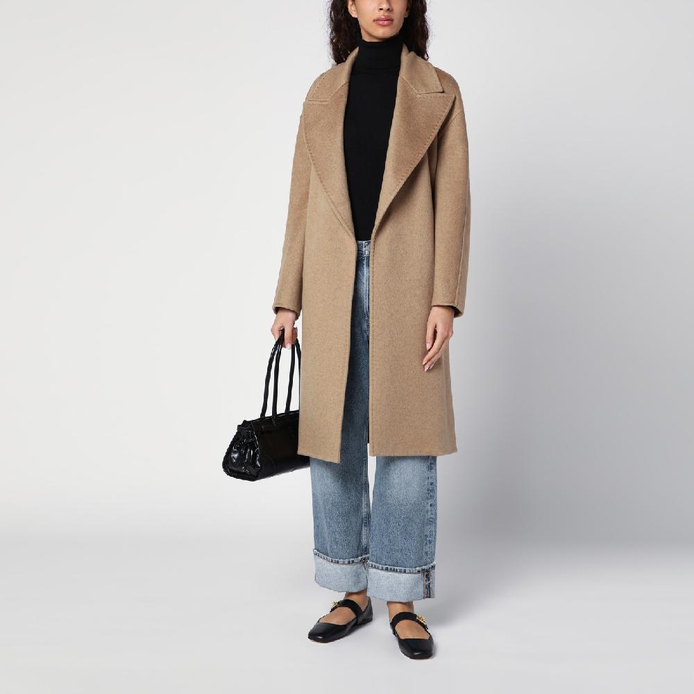 Max Mara Cappotto destrutturato beige in cachemire Moda