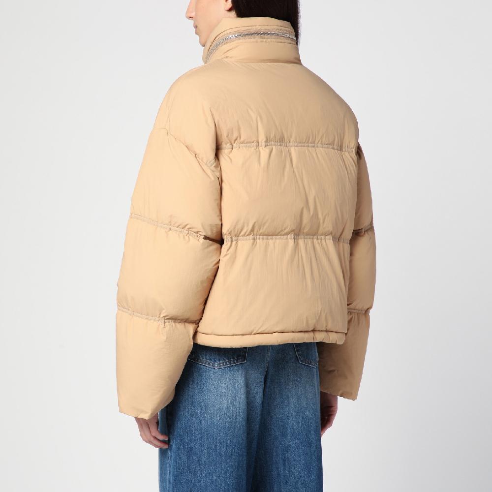 Ami Paris Piumino Ami de Coeur beige Soddisfazione Garantita