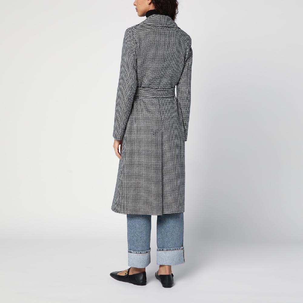 Tagliatore Cappotto doppiopetto in pied de poule Pezzi Unici