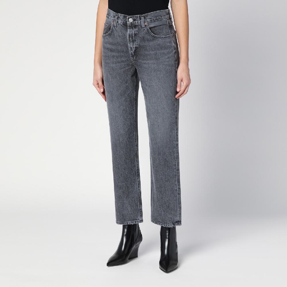 AGOLDE Jeans Valen grigio slavato in denim rigenerato Acquista Ora