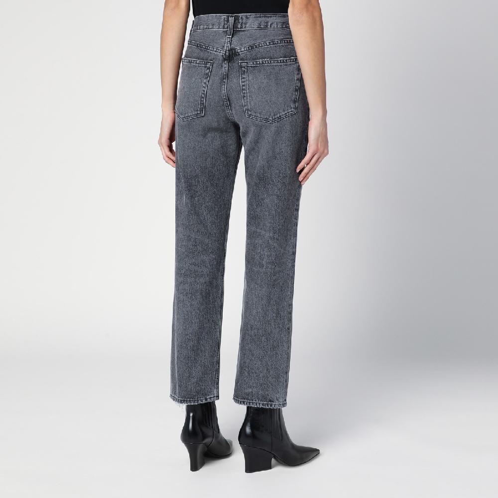 AGOLDE Jeans Valen grigio slavato in denim rigenerato Acquista Ora