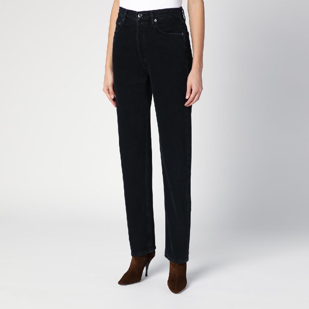 AGOLDE Jeans nero in denim rigenerato Economico