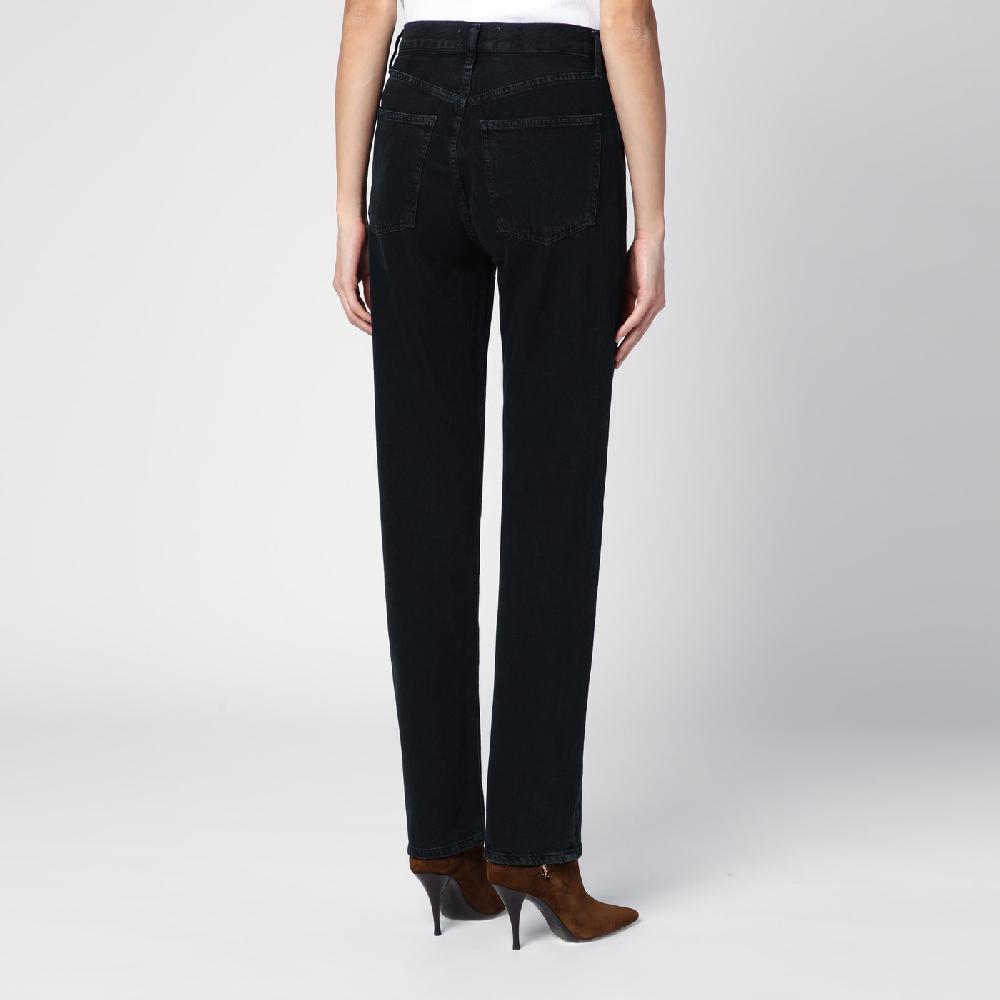 AGOLDE Jeans nero in denim rigenerato Economico