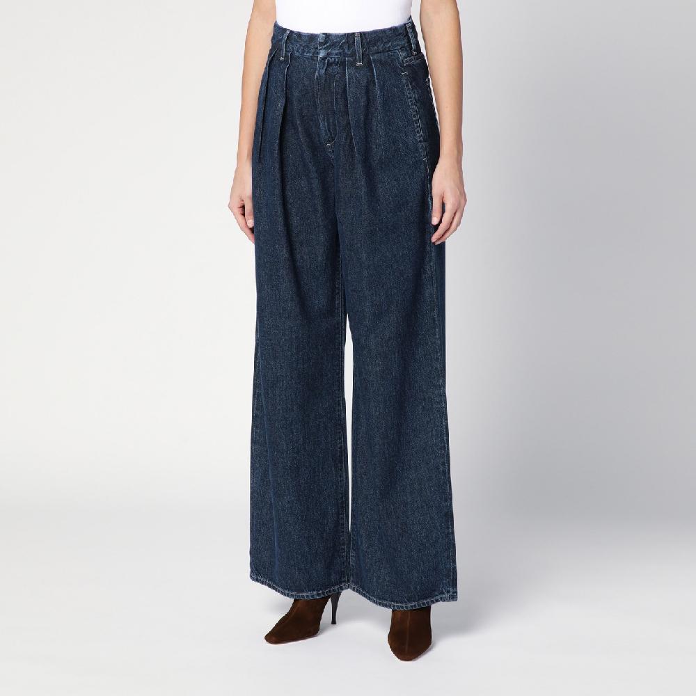 Citizens of Humanity Jeans scuro ampio con pieghe Outlet