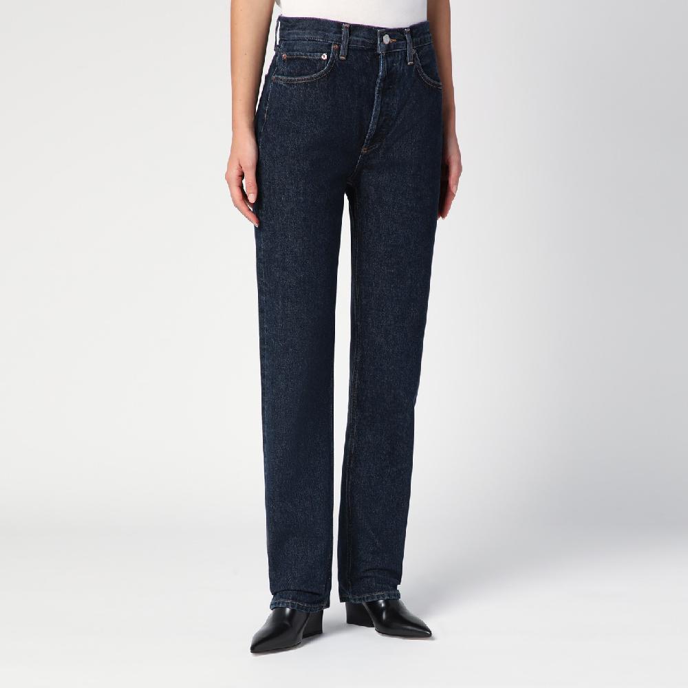 AGOLDE Jeans blu scuro in denim organico Offerte