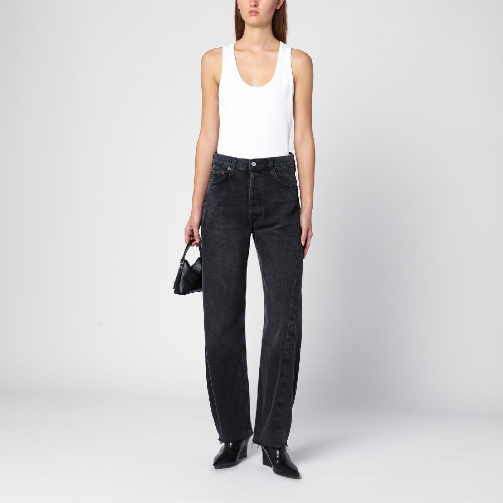 AGOLDE Jeans Luna nero in denim organico Hotsell