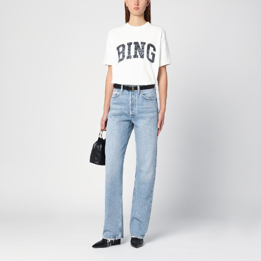 AGOLDE Jeans azzurro in denim rigenerato Vendita Calda